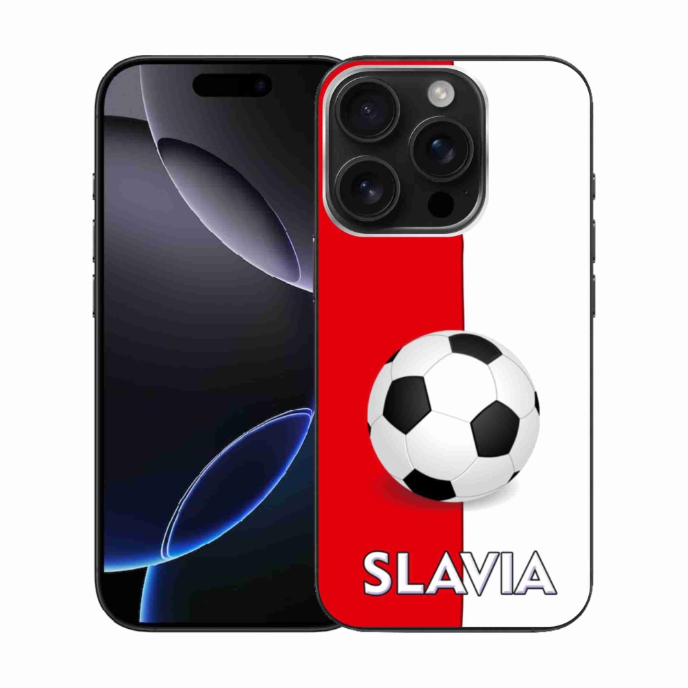 Gelový kryt mmCase na iPhone 16 Pro - fotbal 2