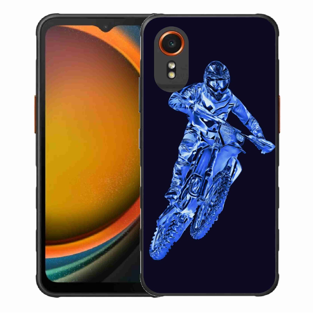 Gelový kryt mmCase na Samsung Galaxy Xcover 7 - motocross 1