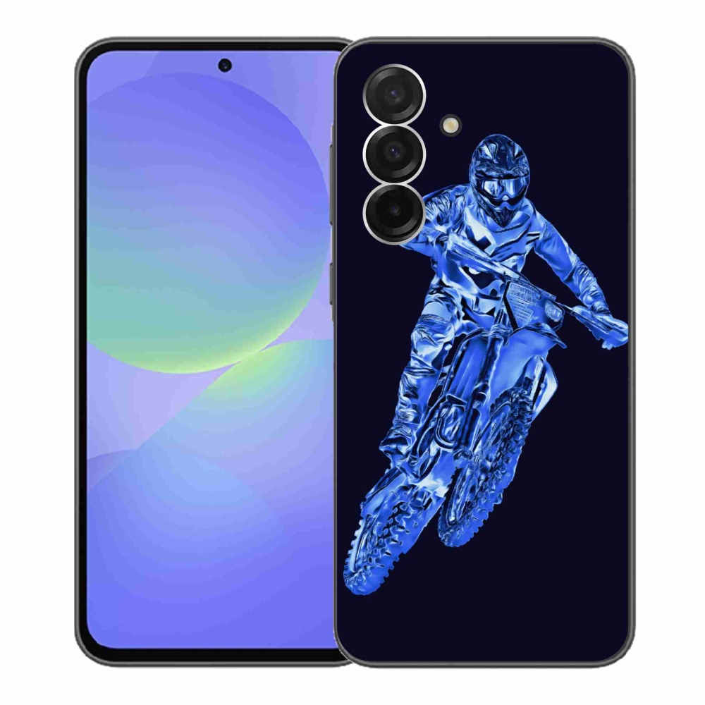 Gelový kryt mmCase na Samsung Galaxy A36 5G - motocross 1