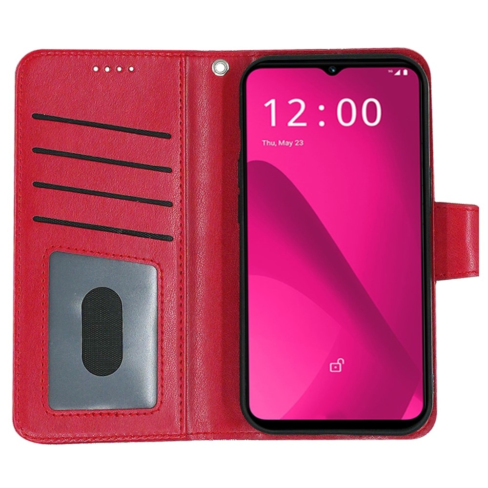 Strong knížkové pouzdro na T-Mobile T Phone 2 - červené