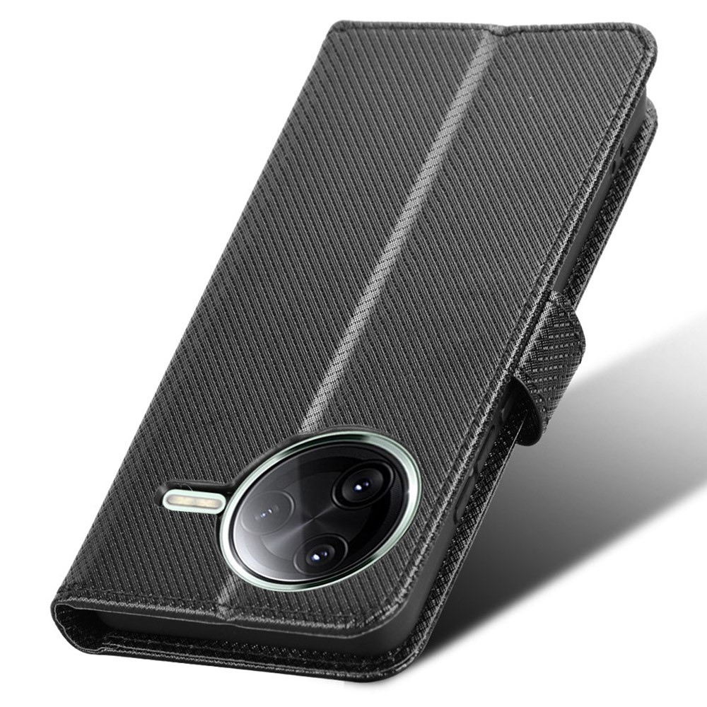Diamond knížkové pouzdro na Xiaomi Poco F7 Pro 5G/Poco F7 Ultra 5G - černé