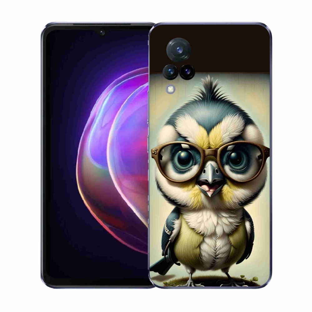 Gelový kryt mmCase na Vivo V21 4G/5G - mládě s brýlemi