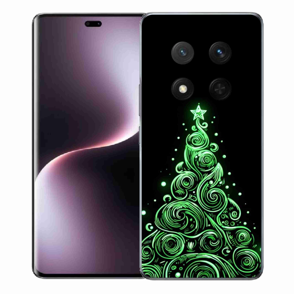 Gelový kryt mmCase na Honor Magic 7 Lite 5G - neonový vánoční stromek 3