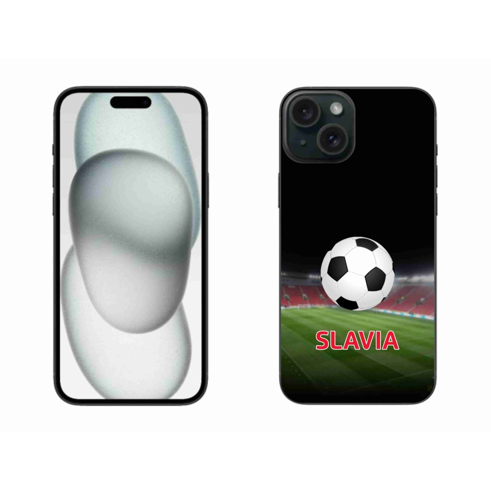 Gelový kryt mmCase na iPhone 15 Plus - slavia 1