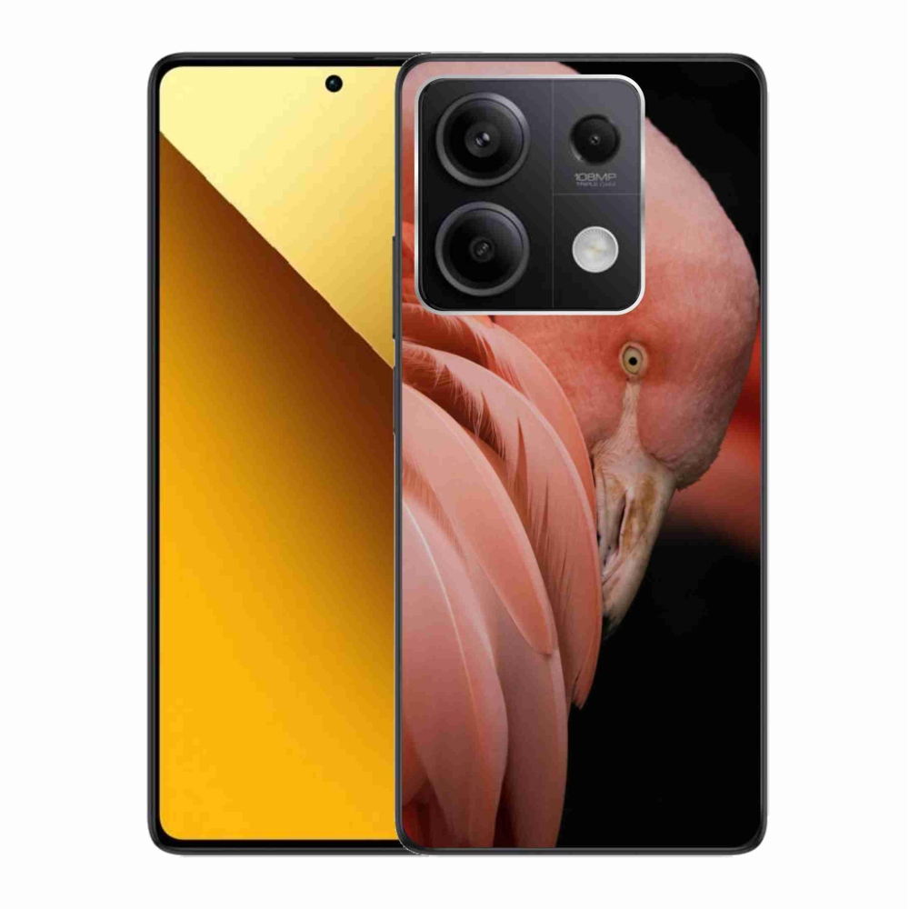 Gelový kryt mmCase na Xiaomi Redmi Note 13 5G - plameňák 3