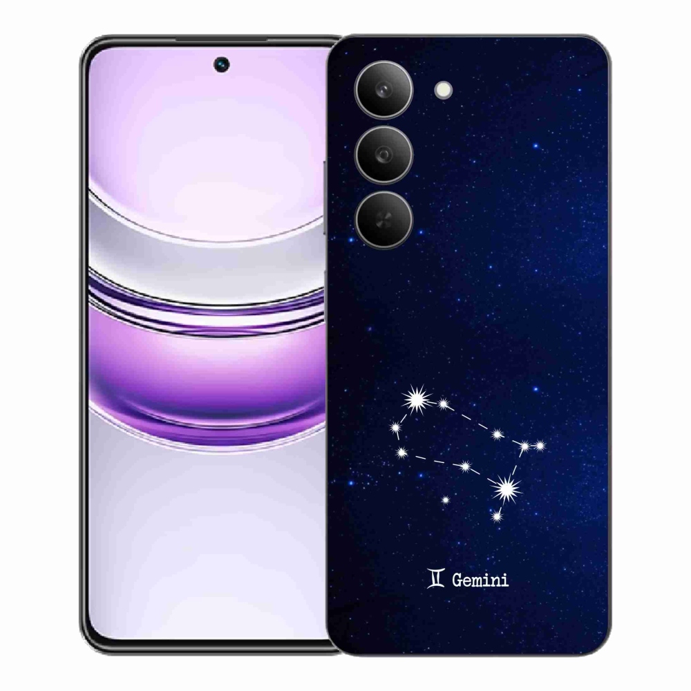 Gelový kryt mmCase na Realme 14x 5G - souhvězdí Blíženců