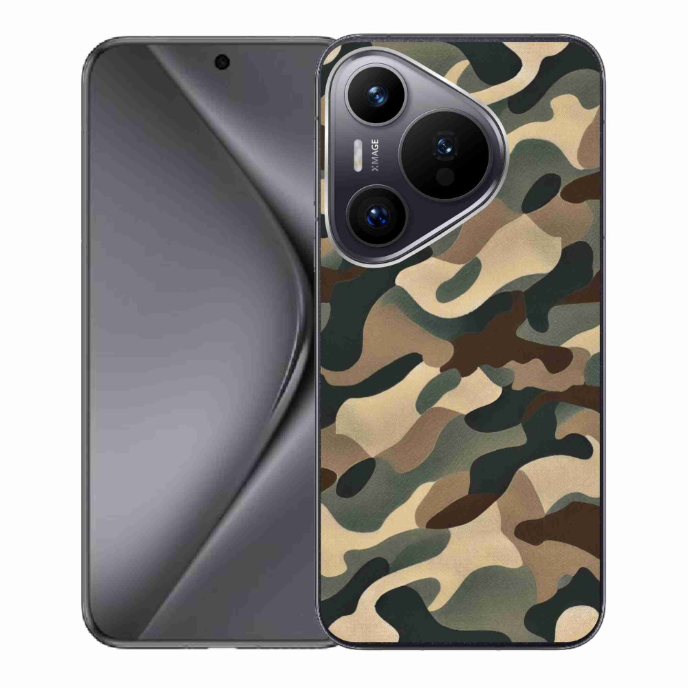 Gelový kryt mmCase na Huawei Pura 70 - maskáčový vzor 11