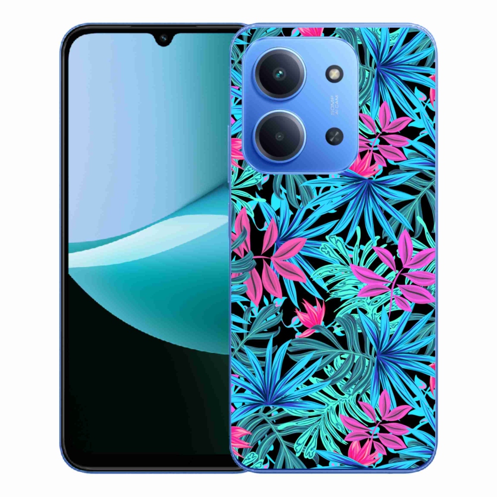 Gelový kryt mmCase na Xiaomi Redmi 15C 4G/5G (173mm) - květiny 3