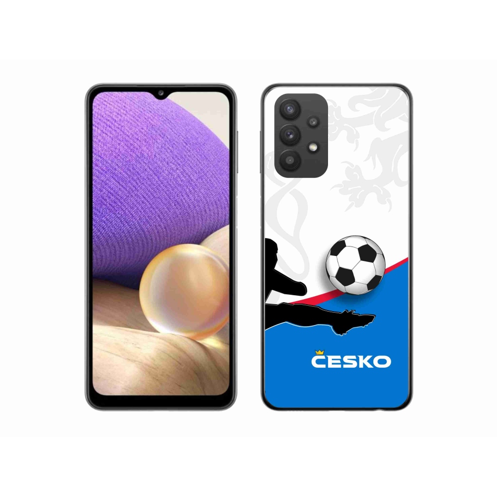 Gelový kryt mmCase na Samsung Galaxy A32 5G - fotbal Česko 3
