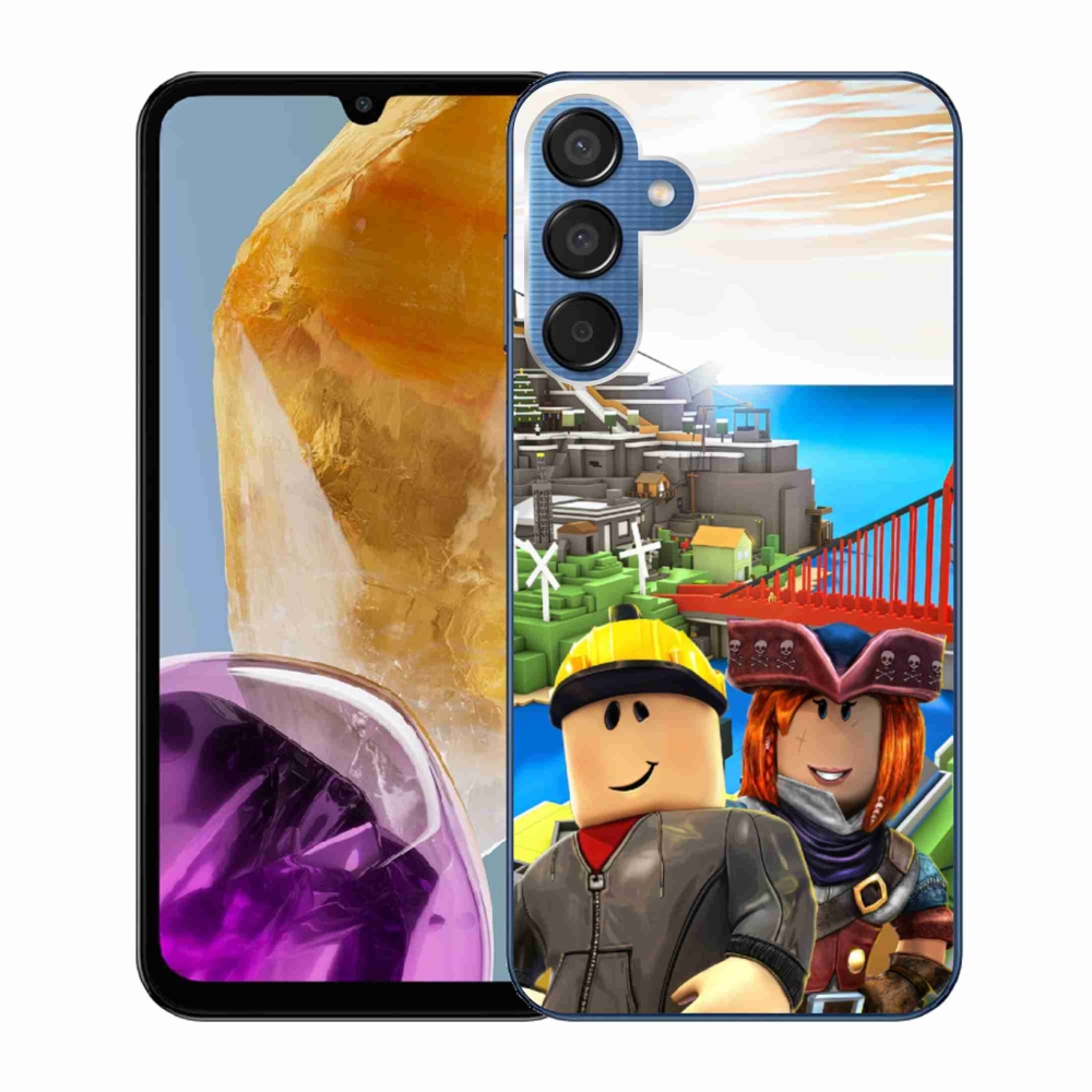 Gelový kryt mmCase na Samsung Galaxy M15 5G - roblox 1