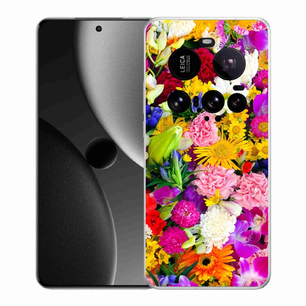 Gelový kryt mmCase na Xiaomi 15 Ultra - květiny 12