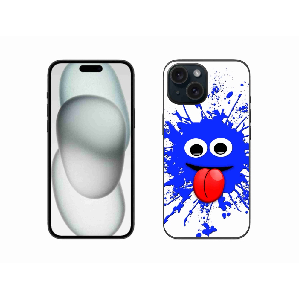 Gelový kryt mmCase na iPhone 15 - strašidlo