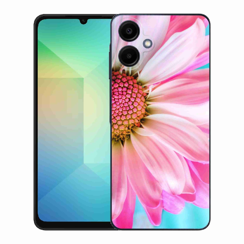 Gelový kryt mmCase na Samsung Galaxy A06 4G - růžová květina