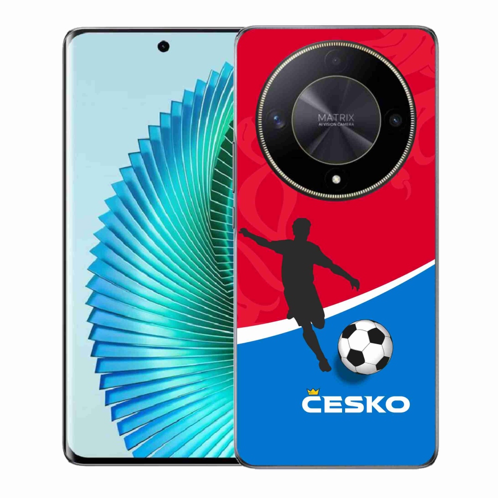 Gelový kryt mmCase na Honor Magic 6 Lite 5G - fotbal Česko