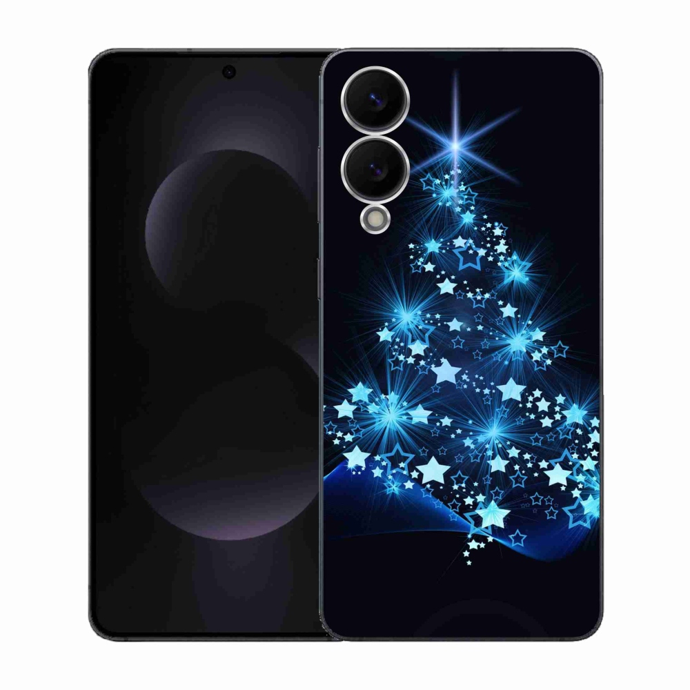 Gelový kryt mmCase na Samsung Galaxy S25 Edge - vánoční stromek
