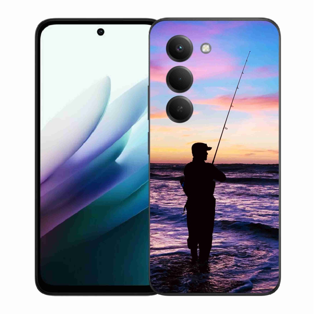 Gelový kryt mmCase na Xiaomi Redmi 15 4G/5G (171mm) - rybaření 1