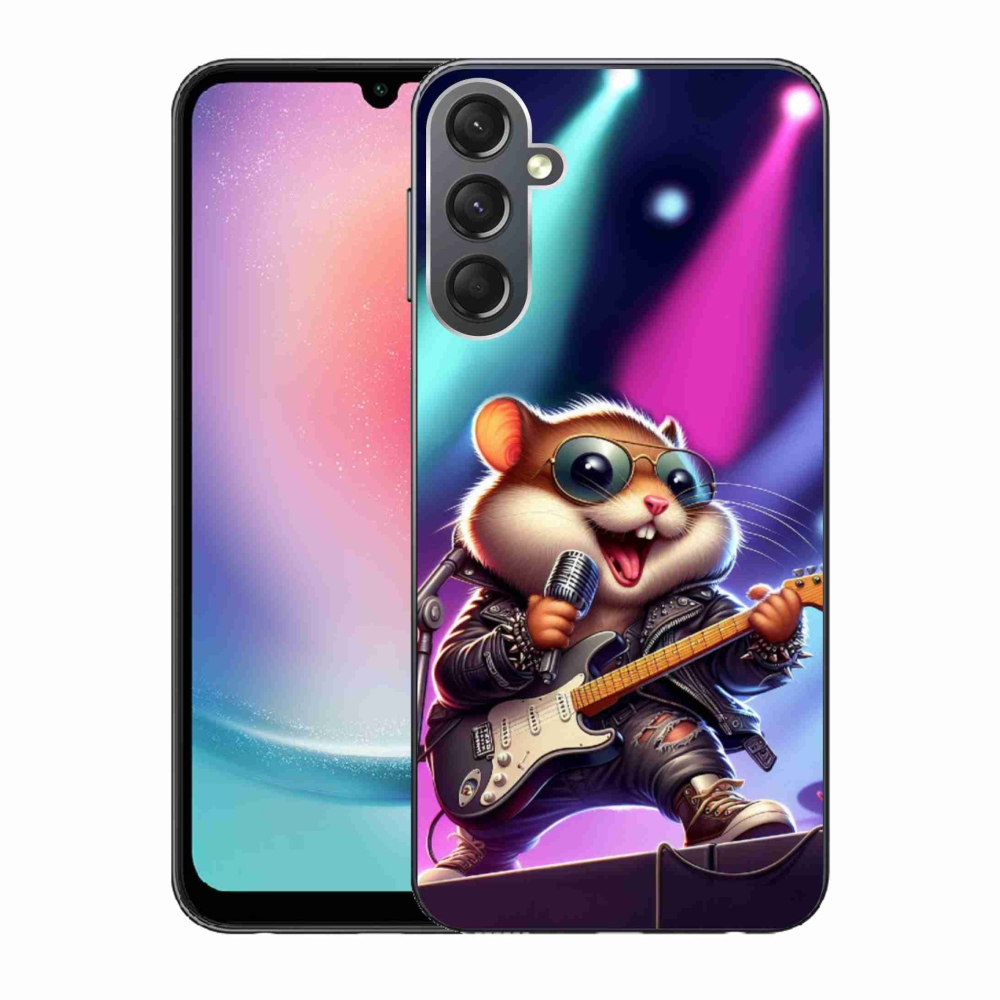 Gelový kryt mmCase na Samsung Galaxy A24 - křeček rocker