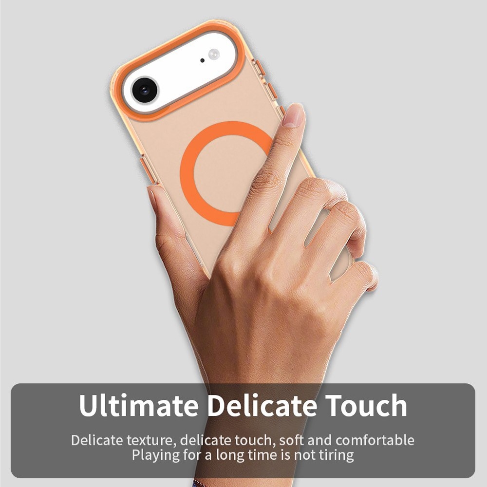 Candy gelový obal MagSafe pro iPhone 17 Air - oranžový