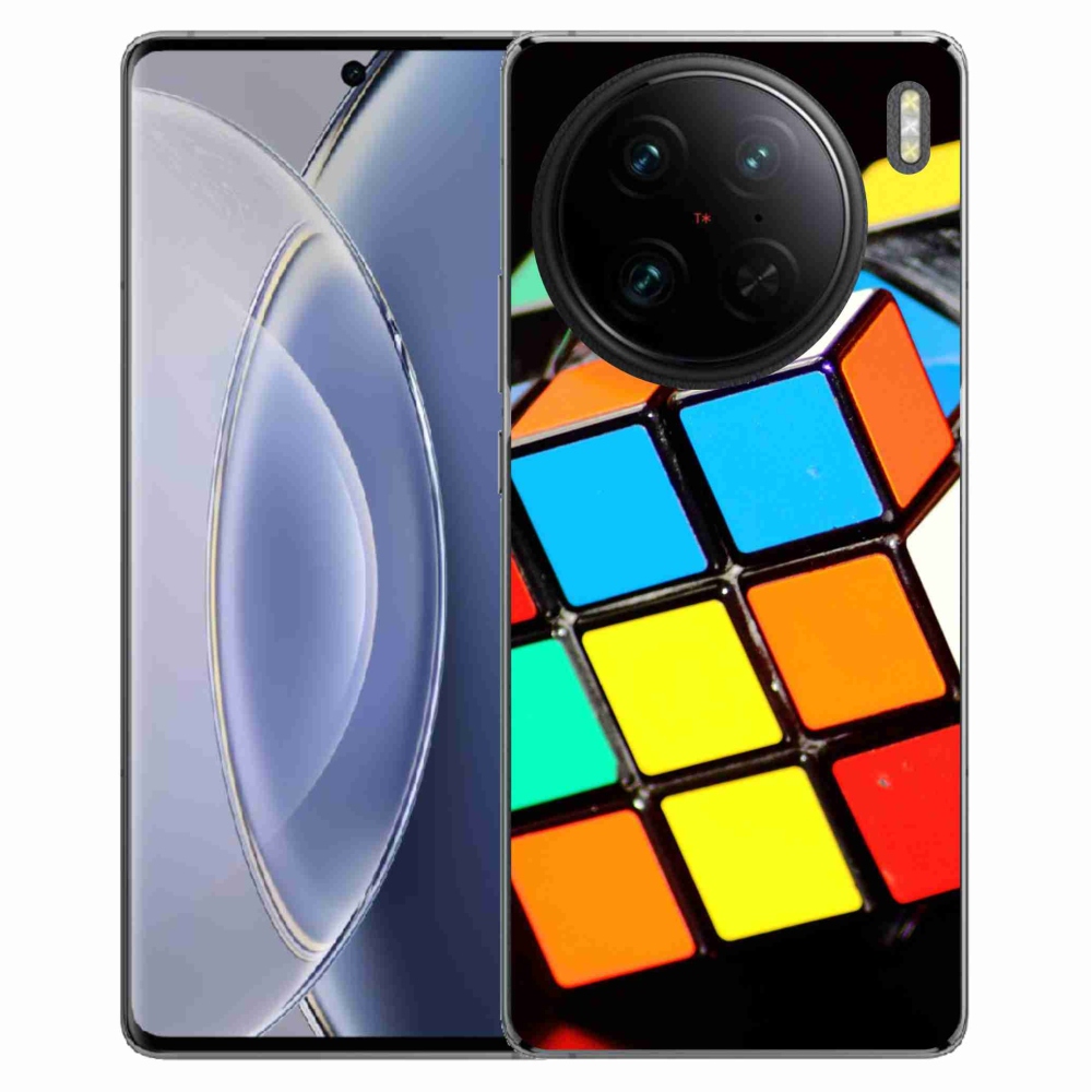 Gelový obal mmCase na Vivo X90 Pro - rubikova kostka