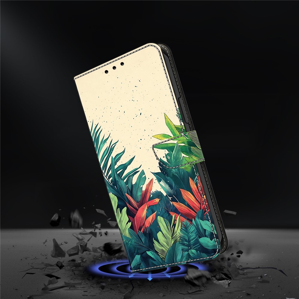 Smooth knížkové pouzdro na Samsung Galaxy A07 4G - listy