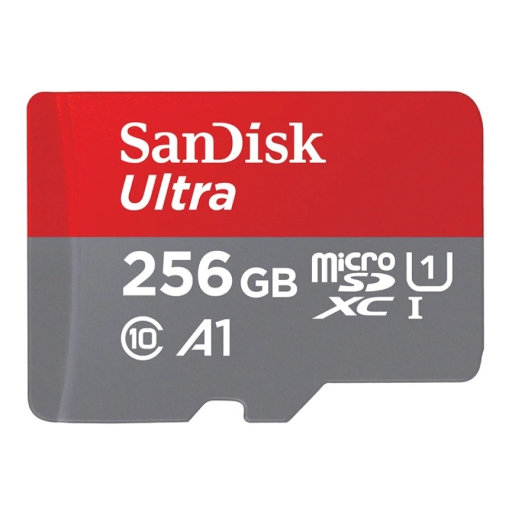 Vysokorychlostní paměťová karta SanDisk Ultra microSDXC 256 GB 150 MB/s A1 Class 10 UHS-I + SD Adaptér