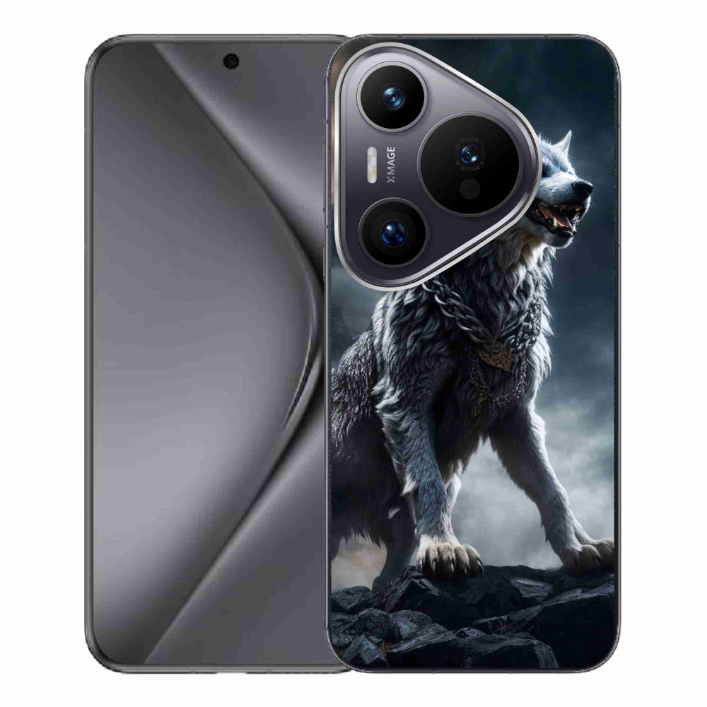 Gelový kryt mmCase na Huawei Pura 70 Pro - vlk 1
