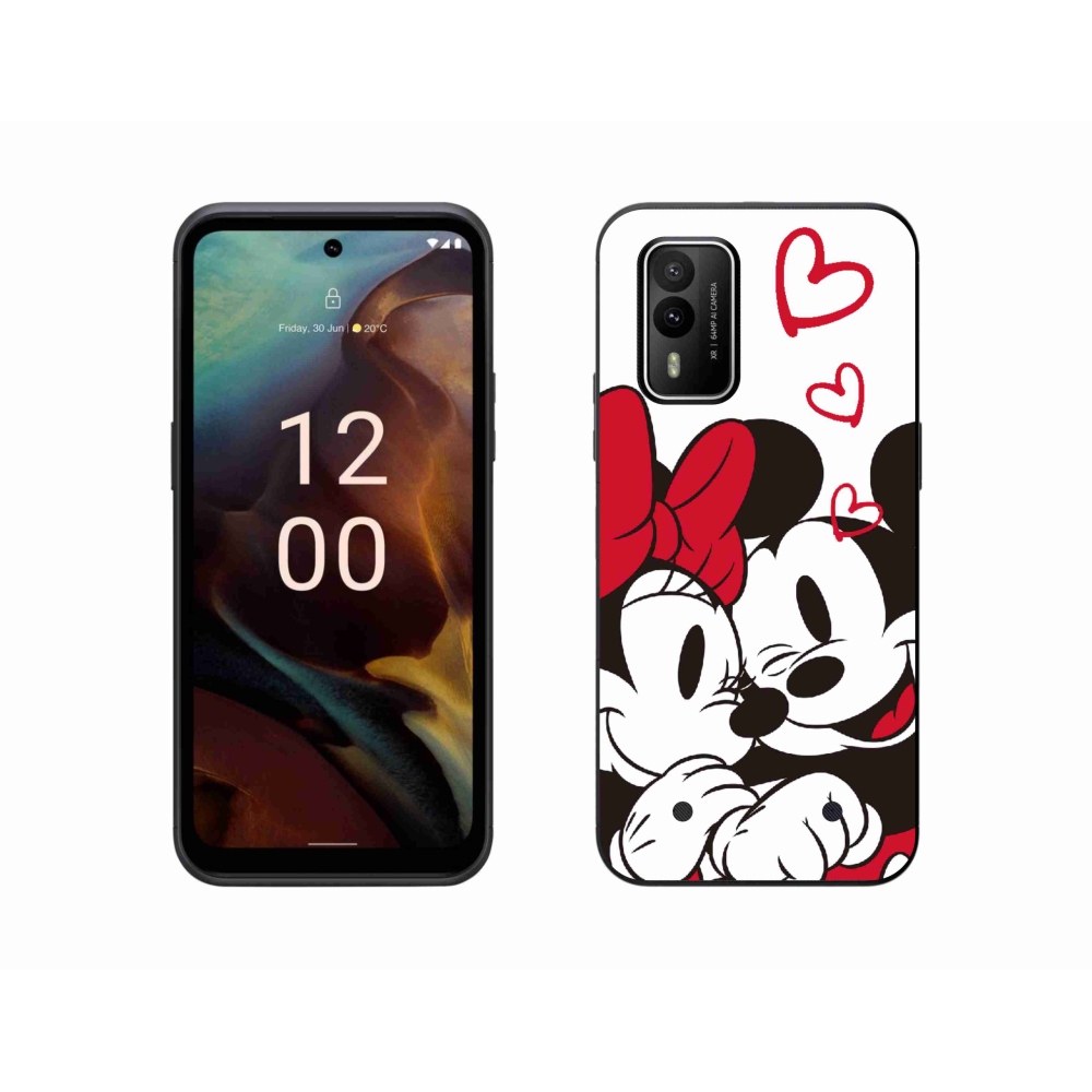 Gelový kryt mmCase na Nokia XR21 - minnie a mickey