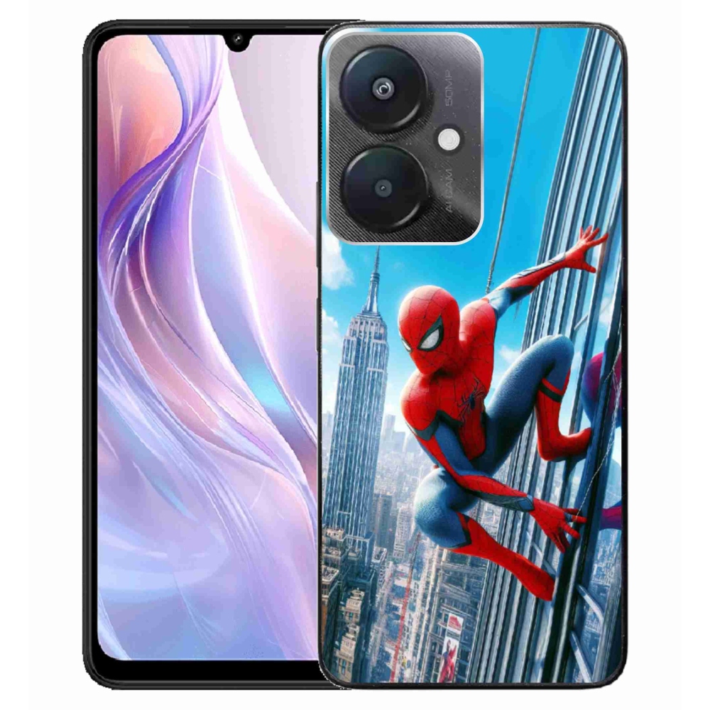 Gelový kryt mmCase na Xiaomi Redmi 13C 5G  - spiderman