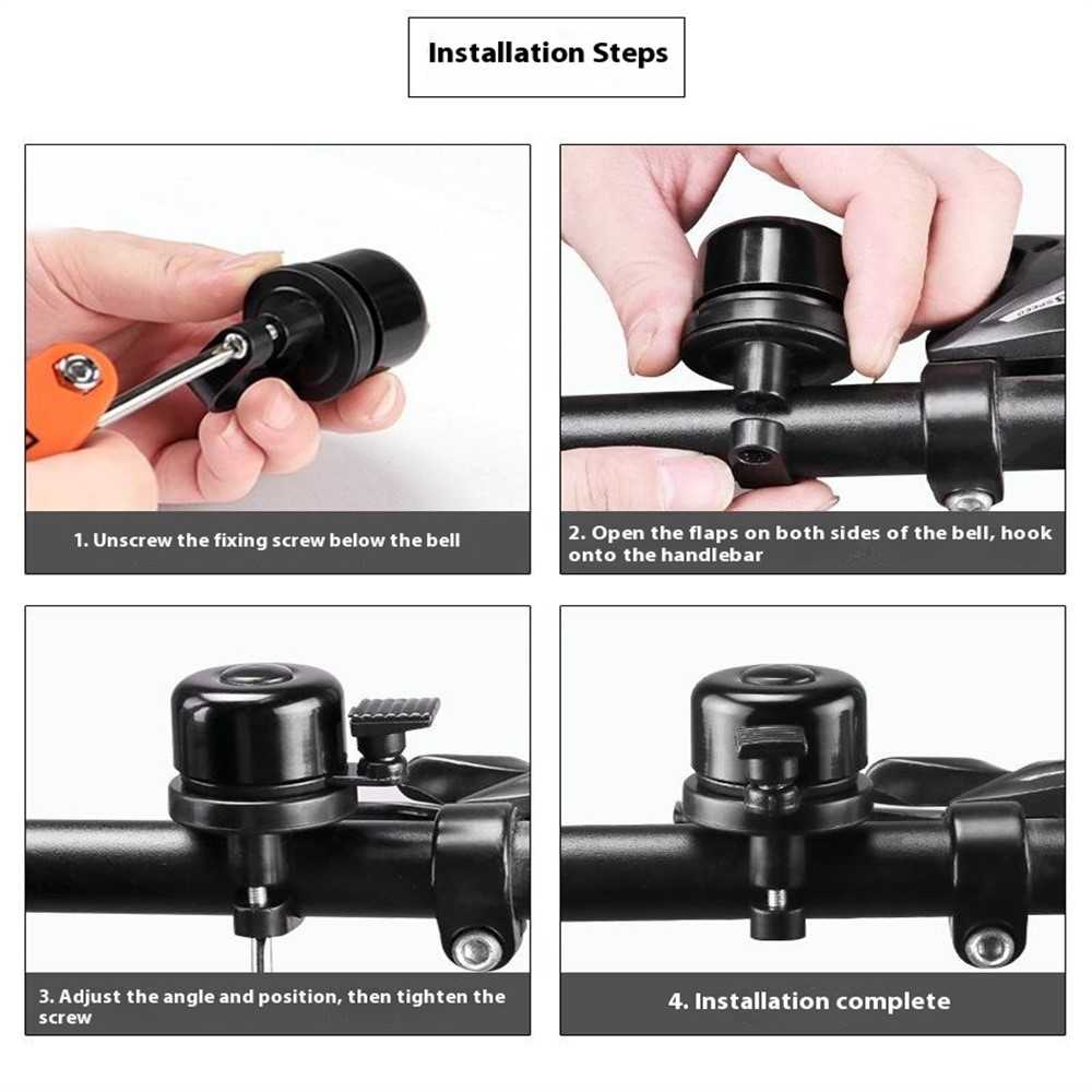 Cyklistický zvonek s integrovaným držákem pro AirTag proti krádeži