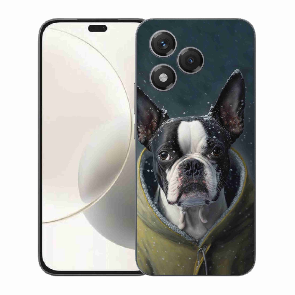 Gelový kryt mmCase na Honor 400 Lite - buldoček