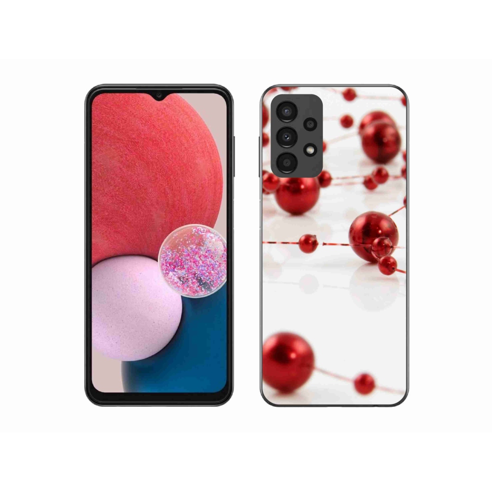 Gelový kryt mmCase na Samsung Galaxy A13 4G - vánoční řetěz