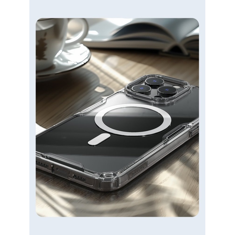 Nillkin Nature TPU PRO Magnetic Kryt pro Apple iPhone 16 Pro Max Transparent