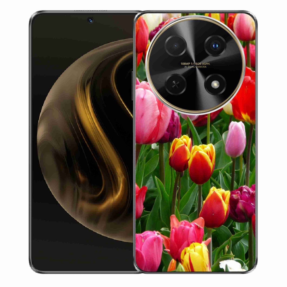 Gelový kryt mmCase na Huawei Nova 12i - tulipány