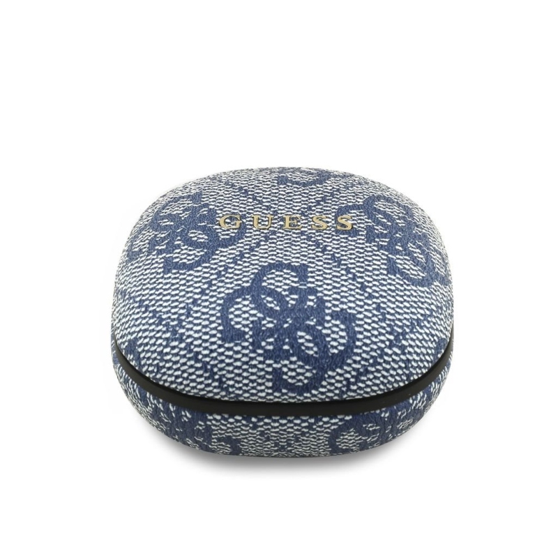 Guess PU 4G Metal Logo ENC TWS Bezdrátová Sluchátka Blue