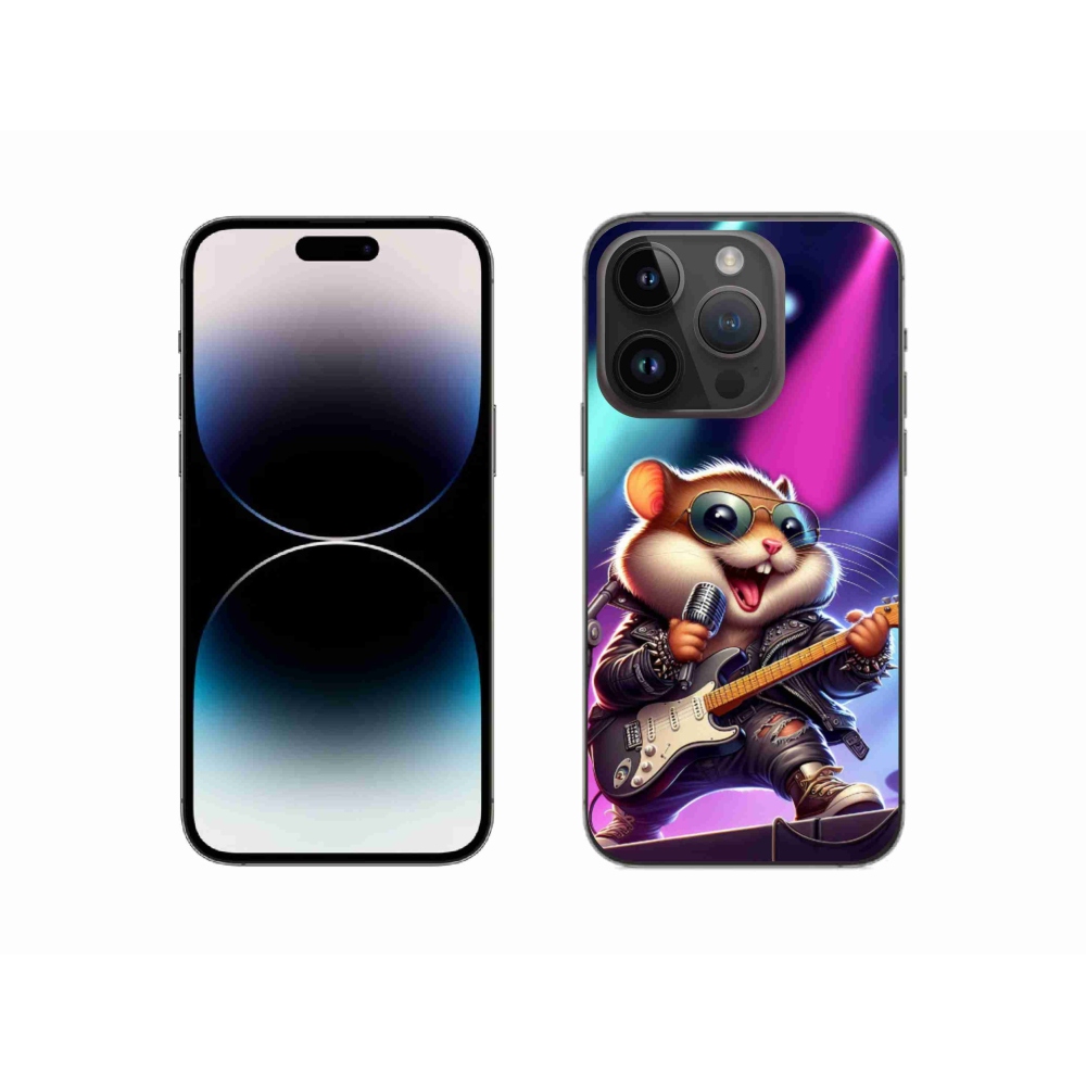 Gelový kryt mmCase na iPhone 14 Pro 6.1 - křeček rocker