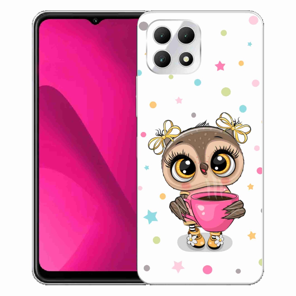 Gelový kryt mmCase na T-Mobile T Phone 2 - kreslená sovička