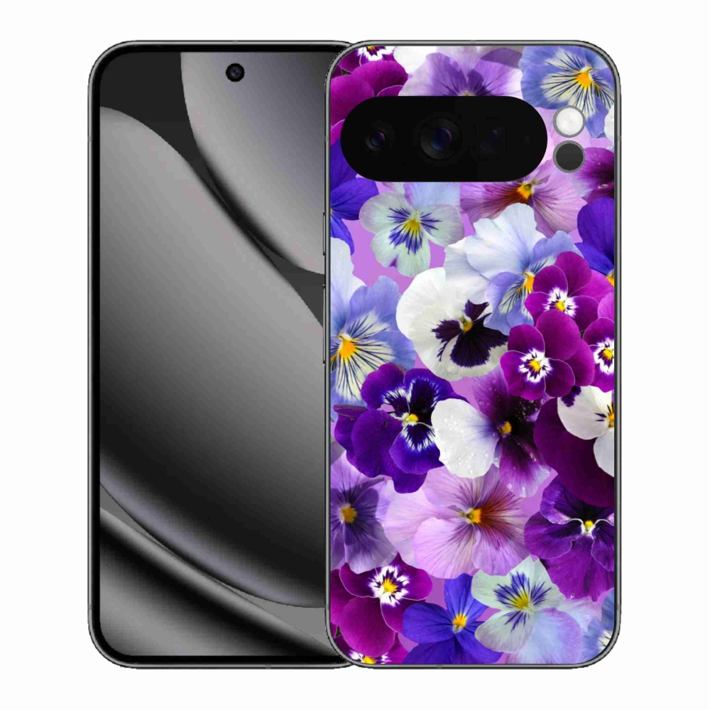 Gelový kryt mmCase na Google Pixel 10 Pro XL - květiny 9
