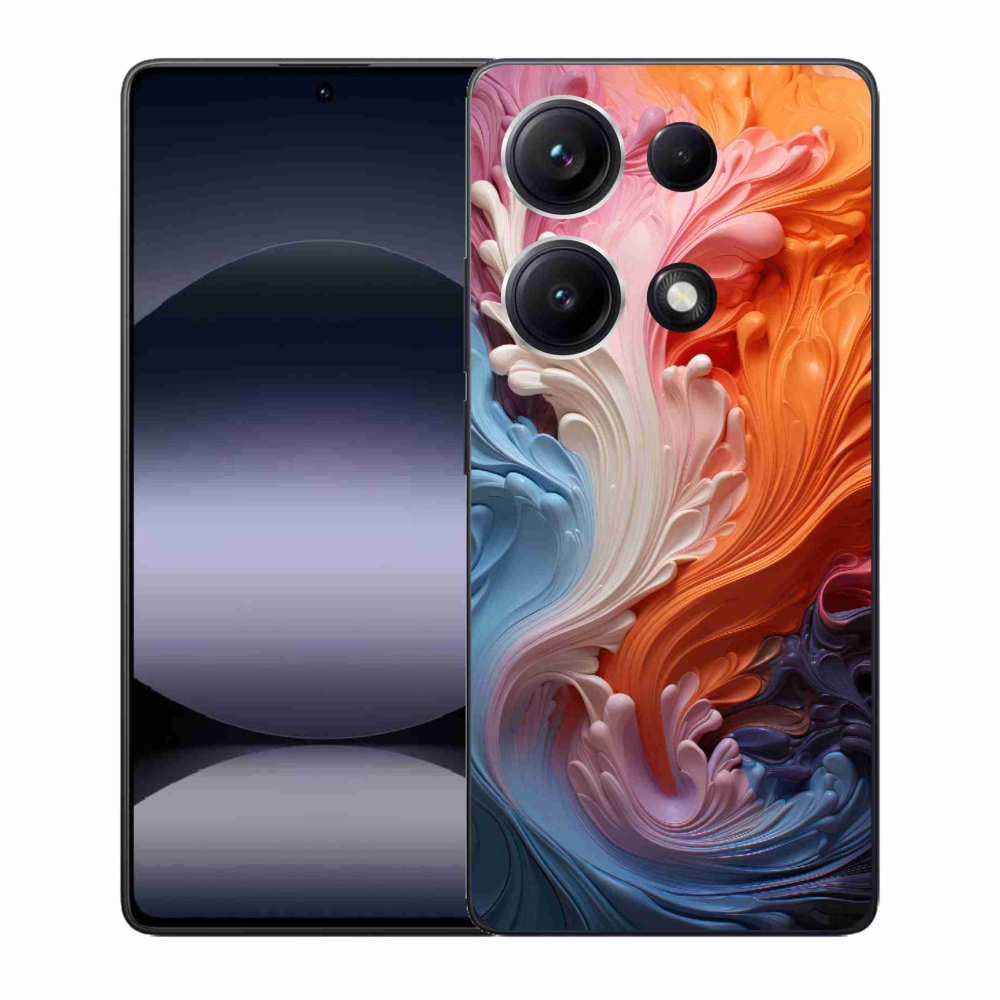 Gelový kryt mmCase na Xiaomi Redmi Note 14S - abstraktní motiv 8