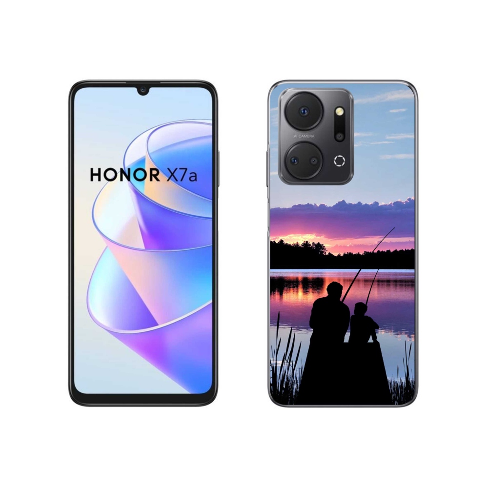 Gelový kryt mmCase na Honor X7a - rybaření 2