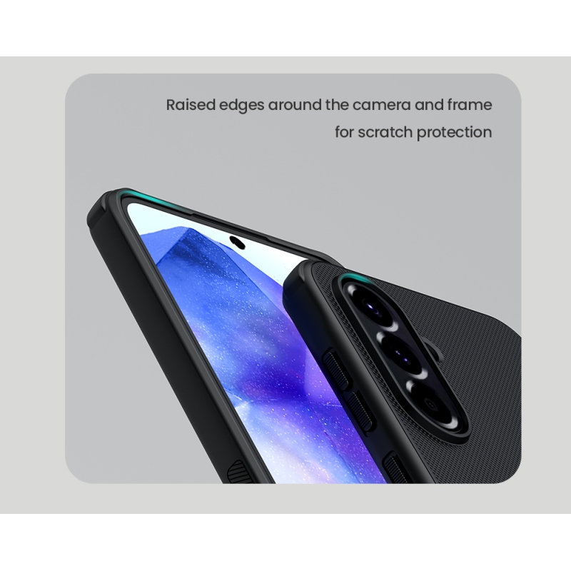 Nillkin Super Frosted PRO Magnetic Zadní Kryt pro Samsung Galaxy A56 5G Black