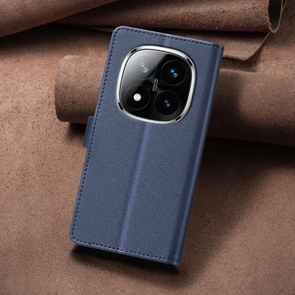 BINFEN knížkové pouzdro na Xiaomi Redmi Note 14 Pro 5G/Poco X7 5G/Note 14 Pro+ 5G - modré