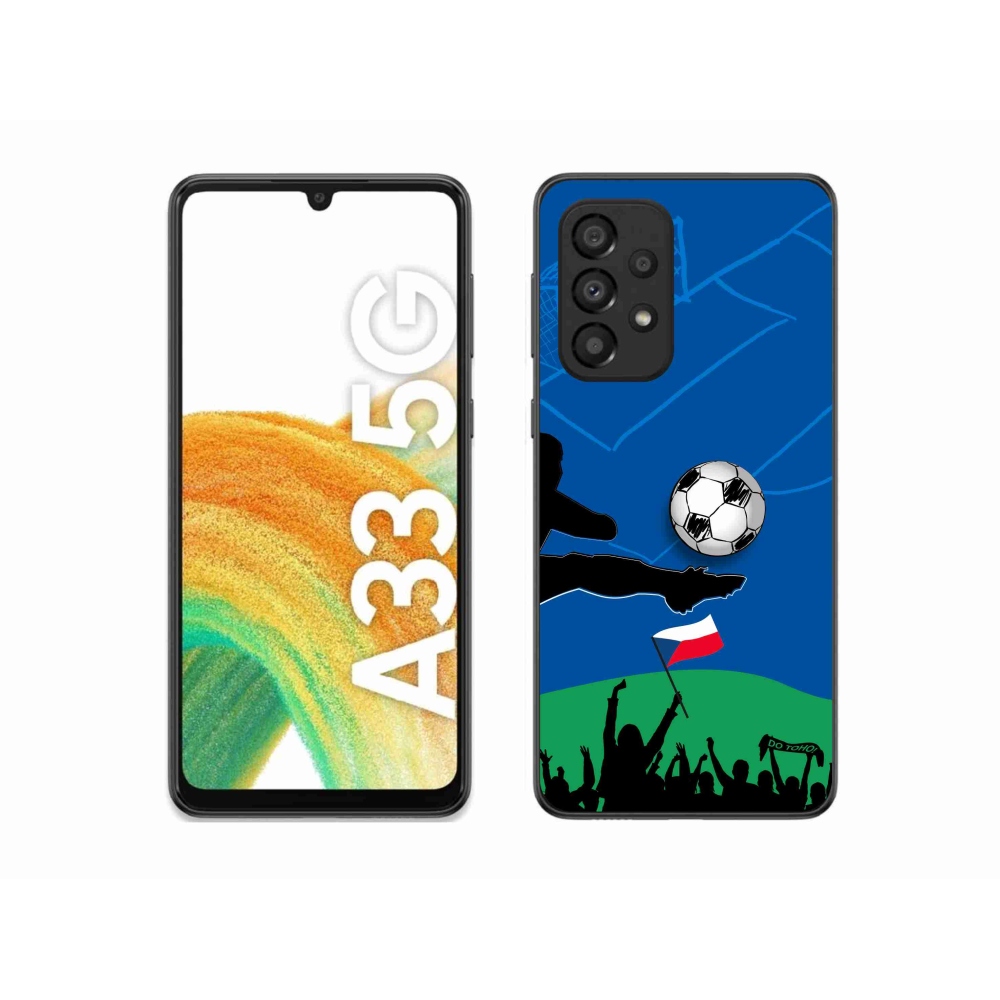 Gelový kryt mmCase na Samsung Galaxy A33 5G - fanoušci fotbalu
