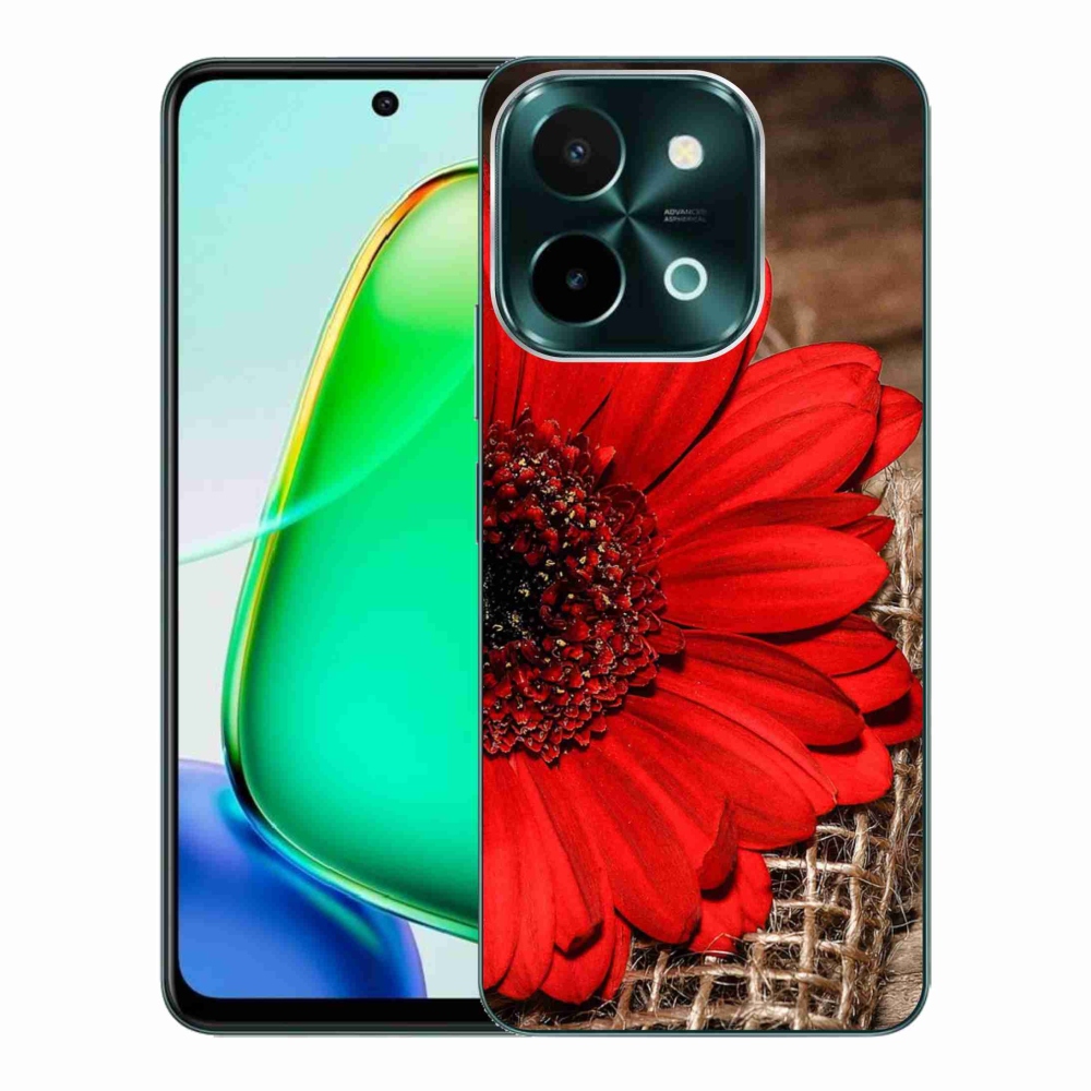 Gelový kryt mmCase na Vivo Y28 - gerbera