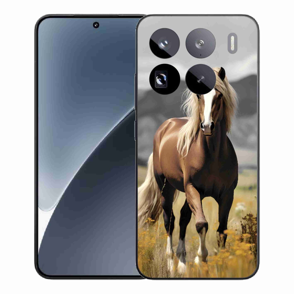 Gelový kryt mmCase na Xiaomi 15 Pro - hnědý kůň 1