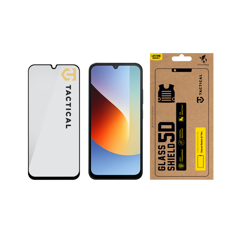 Tactical Glass Shield 5D sklo pro Xiaomi Redmi A7 Pro Black