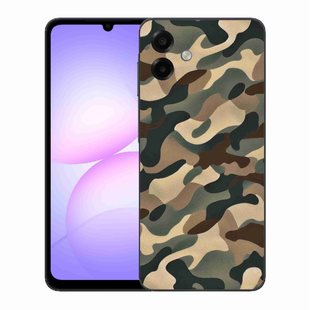 Gelový kryt mmCase na Samsung Galaxy A07 4G - maskáčový vzor 11