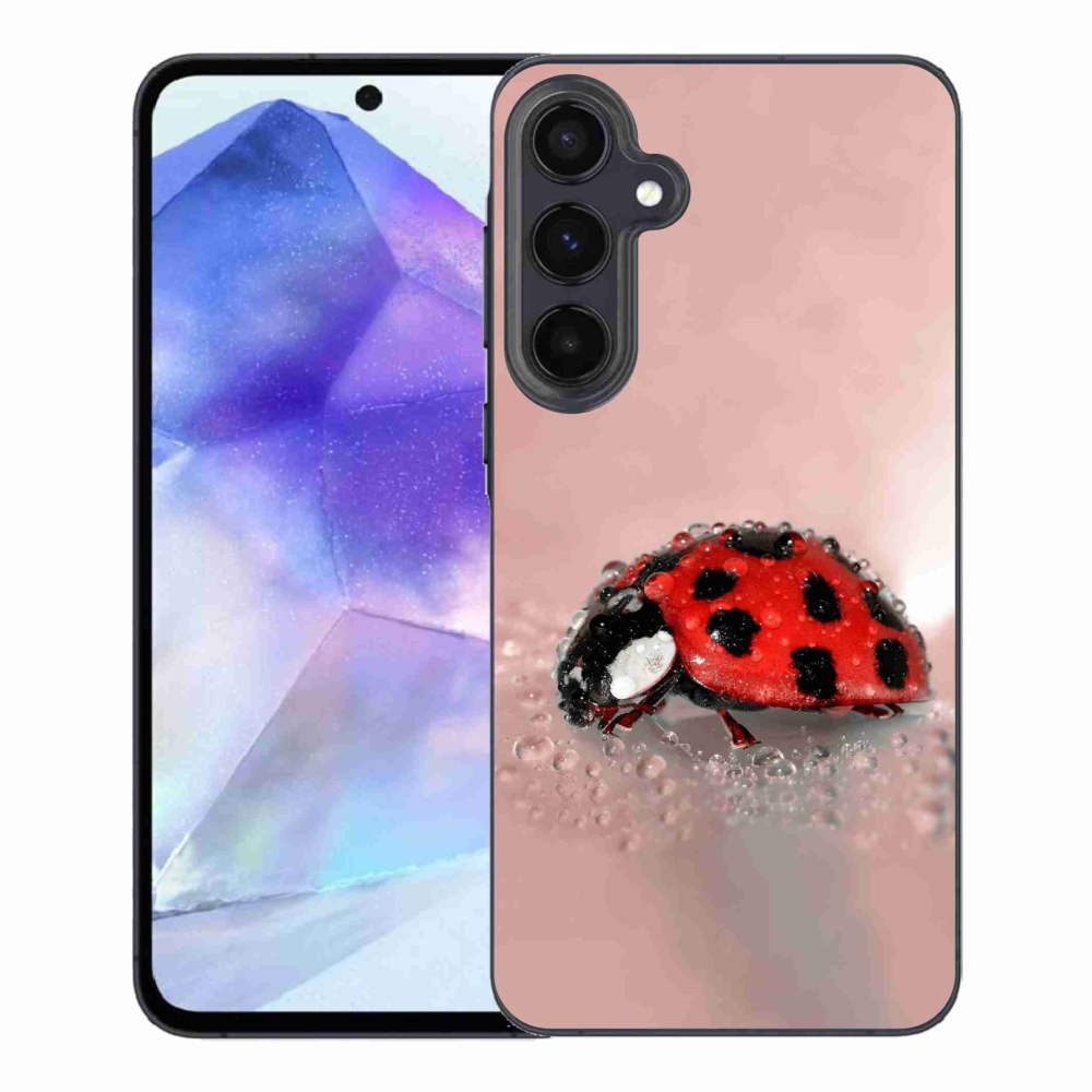 Gelový kryt mmCase na Samsung Galaxy A55 5G - beruška