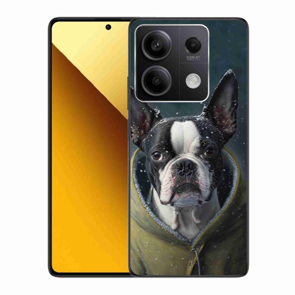 Gelový kryt mmCase na Xiaomi Redmi Note 13 5G - buldoček