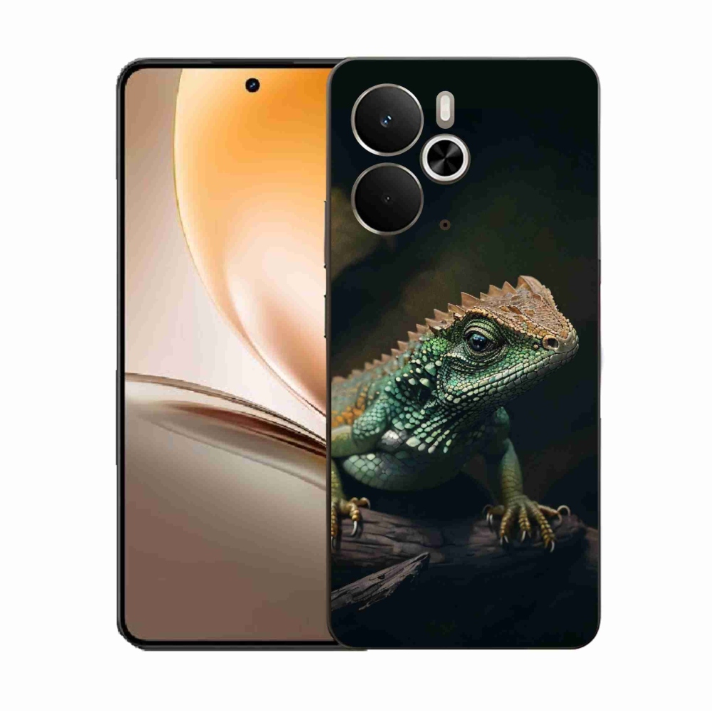 Gelový kryt mmCase na Realme 14 5G - ještěr