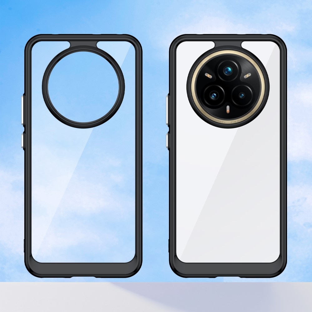 Gelový obal s pevnými zády na Realme 14 Pro+ 5G - černý
